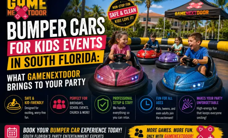 Bumper Cars for Kids Events in South Florida