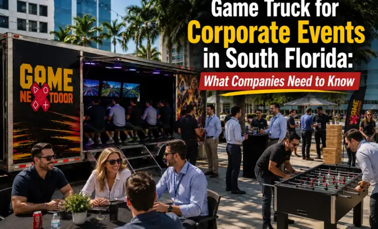 Game Truck for Corporate Events in South Florida