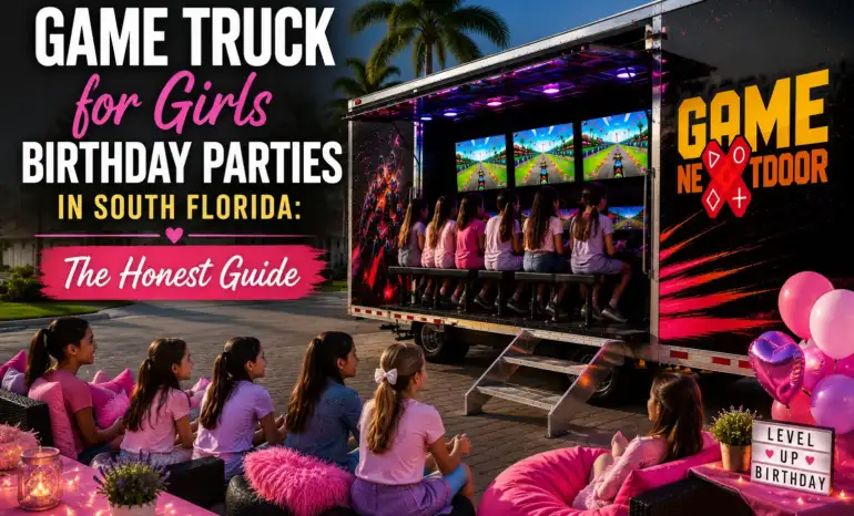 Game Truck for Girls Birthday Parties in South Florida