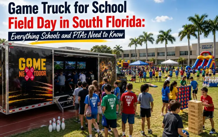 Game Truck for School Field Day in South Florida