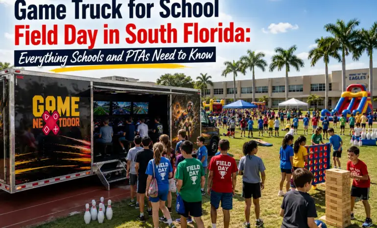 Game Truck for School Field Day in South Florida