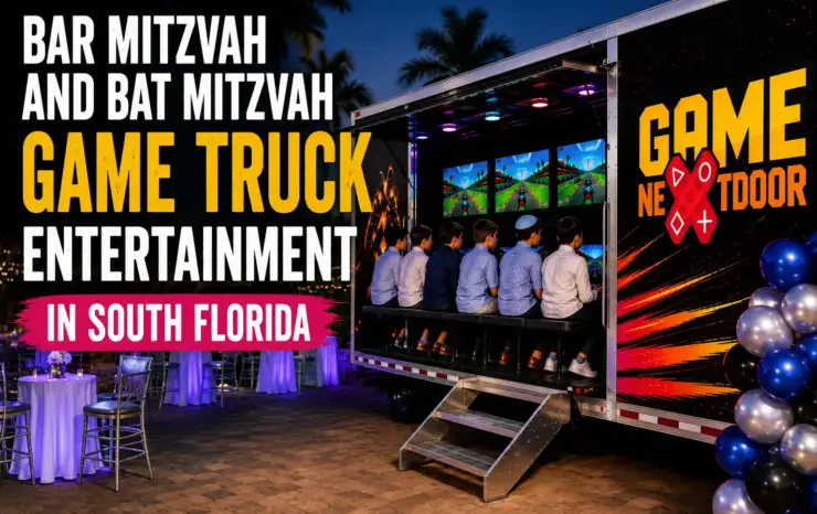 Bar Mitzvah and Bat Mitzvah Game Truck Entertainment