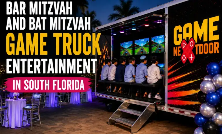 Bar Mitzvah and Bat Mitzvah Game Truck Entertainment