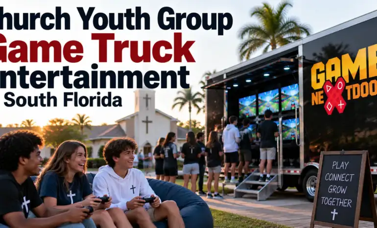Church Youth Group Game Truck Entertainment in South Florida