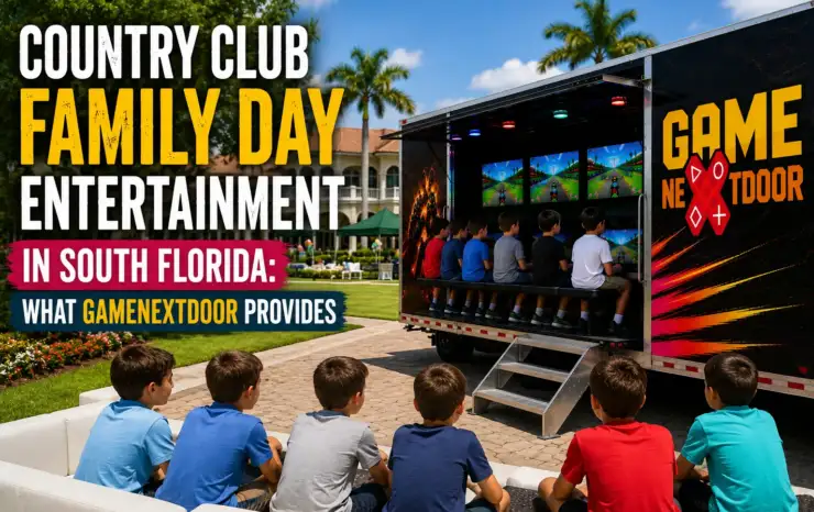 Country Club Family Day Entertainment in South Florida