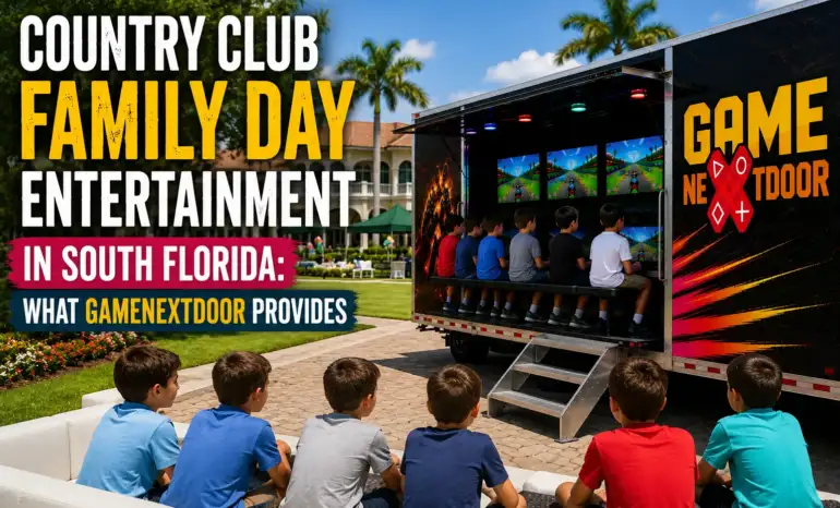 Country Club Family Day Entertainment in South Florida