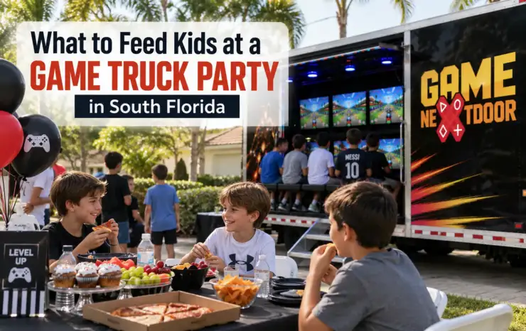Feed Kids at a Game Truck Party in South Florida