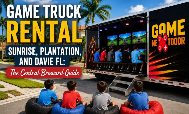 Game Truck Rental Sunrise, Plantation, and Davie FL