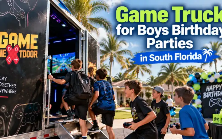 Game Truck for Boys Birthday Parties in South Florida