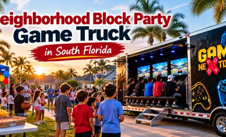 Neighborhood Block Party Game Truck in South Florida