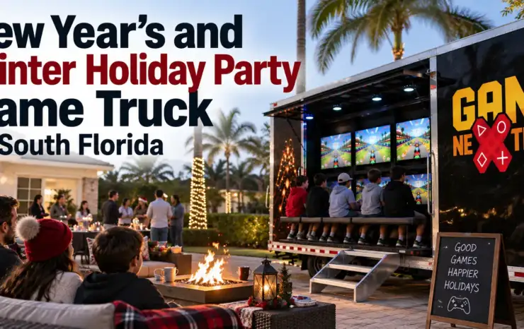 New Year's and Winter Holiday Party Game Truck in South Florida