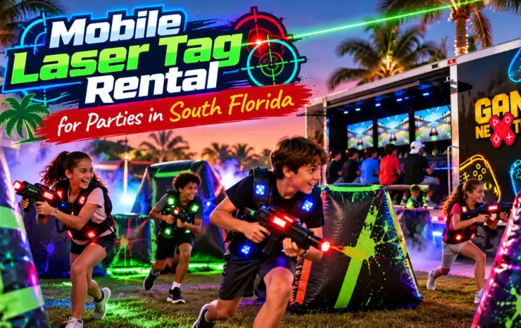 Neon South Florida Laser Tag Party